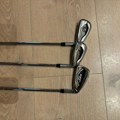 Golf køller - 2stk Titleist T200 7 og 9 jern + Cobra King Sz 5 jern