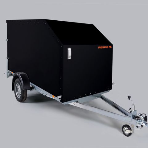 Respo skaphenger med rampe - 297x144 - 750kg totalvekt