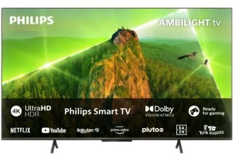 (SPAR 20%) Philips 65" 4K LED Ambilight TV 65PUS8108