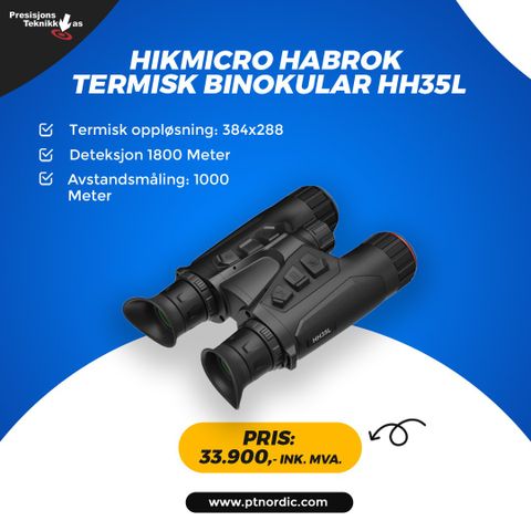 Hikmicro Habrok Termisk Binokular HH35L