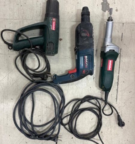 VERKTØYPAKKE BOSCH OG METABO BOSCH GBH 2-23 REA, METABO HE 2000, avsluttes 10.07