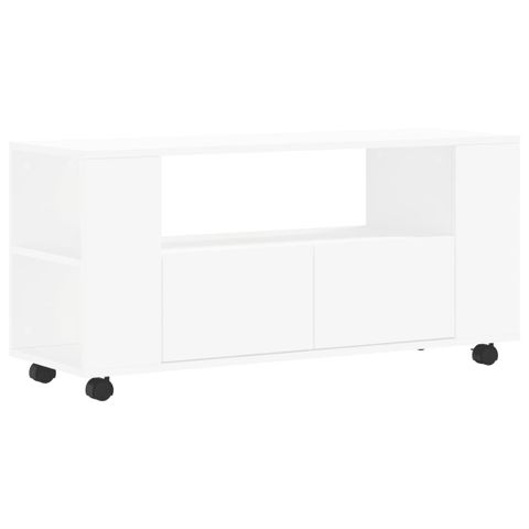 vidaXL TV-benk hvit 102x34,5x43 cm konstruert tre(sku 833742)