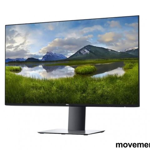 3 stk Flatskjerm til PC: Dell 27toms U2719D, 2560x1440 UHD, HDMI/DP, pent brukt