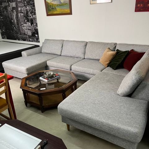 Flott og komfortabel U-sofa | Leveringsklar