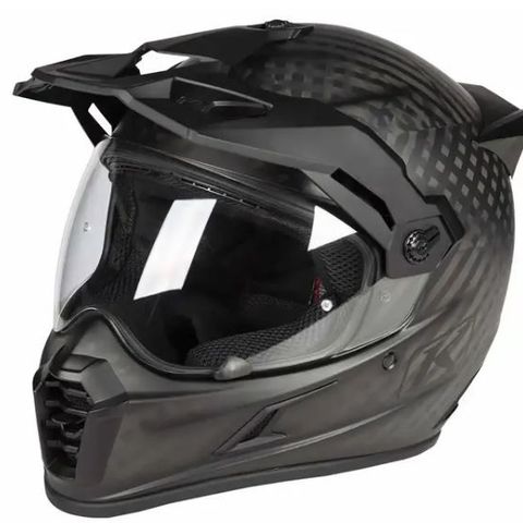 KLIM KRIOS PRO ECE Motorsykkelhjelm- Karbon - Koroyd Matte Black