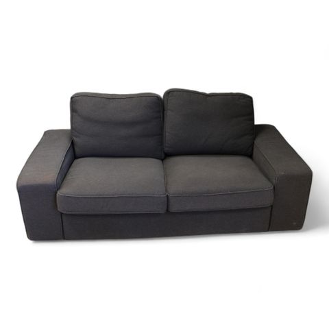 Fri Frakt | Nyrenset | IKEA KIVIK 2-seter sofa i mørk grå