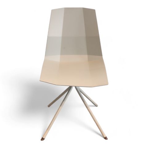 14 stk Nyrenset | Grå/blå stoler med unikt firkantet design