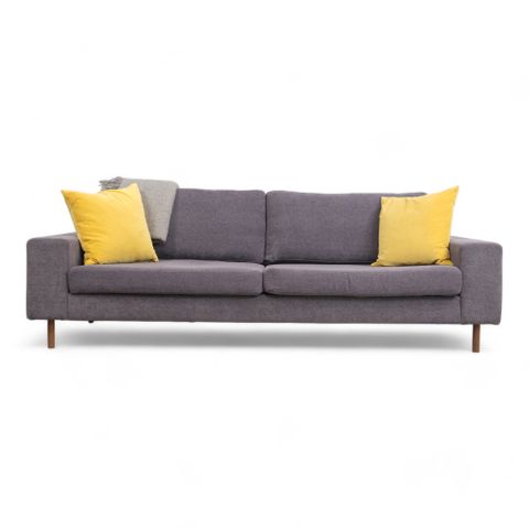 2 stk Fri Frakt | Nyrenset | Bolia Scandinavia 3-seter sofa i lilla tekstil