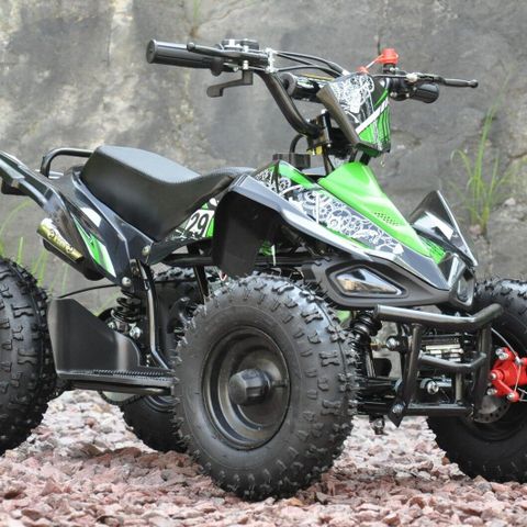 SALG! Mini Moto V3 - 50cc Mini ATV 4-10år Grønn - Forbedret Mini Moto V3 - 50cc