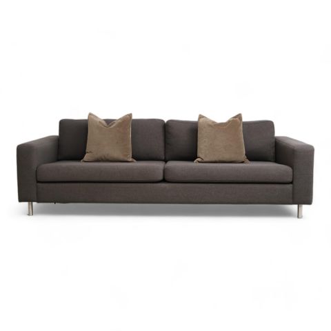 Fri Frakt | Nyrenset | Brun Bolia Scandinavia 3-seter sofa