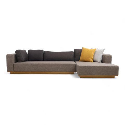 Fri Frakt | Nyrenset | Brun Bolia Element sofa med sjeselong