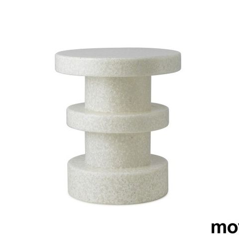 4 stk Sittepuff i resirkulert materiale, Normann Copenhagen Bit Stool Stack, hvi