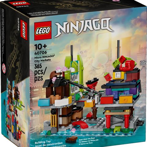 LEGO® NINJAGO® 40706: Mikromodell av markedene i NINJAGO® by