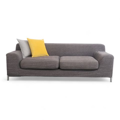 Fri Frakt | Nyrenset | Grå 3-seter sofa fra IKEA Kramfors