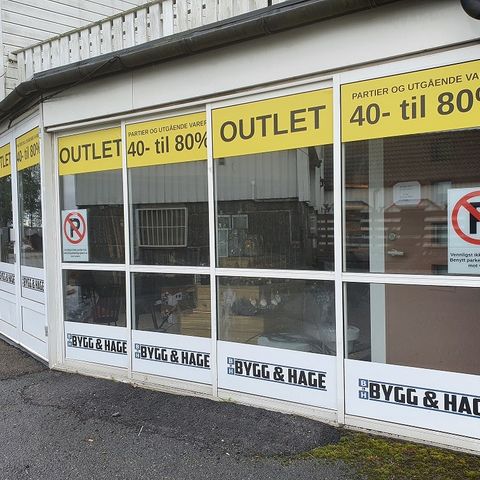 OUTLET 50- til 80% rabatt på hundrevis av varer - Bygg og Hage