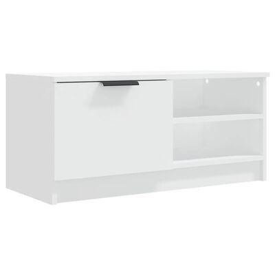 vidaXL TV-benk hvit 80x35x36,5 cm konstruert tre(SKU811466)