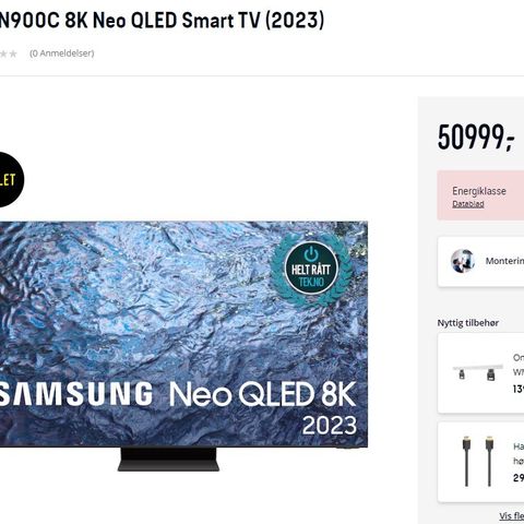 Samsung 75" QN900C 8K Neo QLED Smart TV (2023)