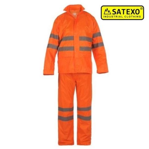 SATEXO REGNTØY SUIT HI-VIS ORANSJE M 7STK, avsluttes 01.08