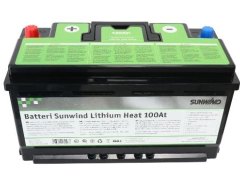 Batteri Sunwind Lithium Heat 100At