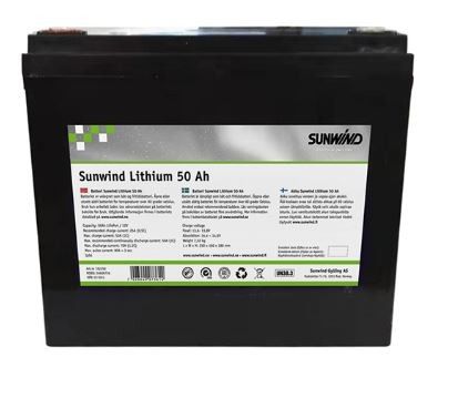 Batteri Sunwind Lithium 50At