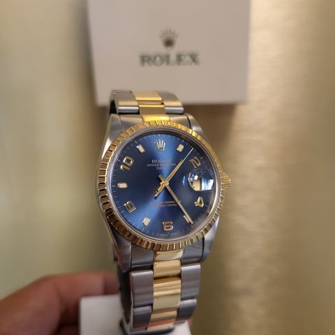 Rolex Oyster Perpetual Date 34 two-tone