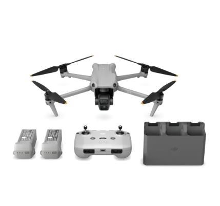 DJI Air 3 Fly More Combo pakke + DJI RC-N2 fjernkontroll