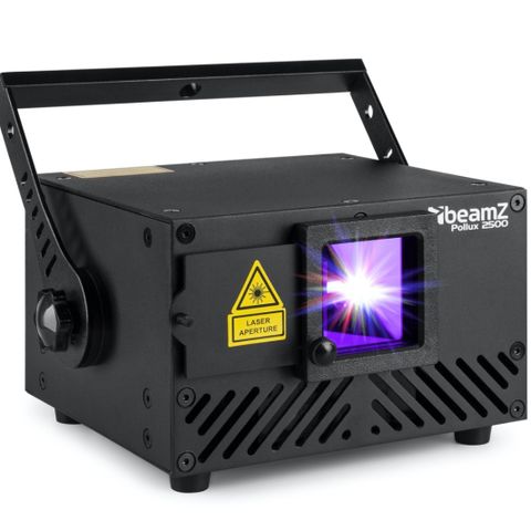 Beamz POLLUX 2500 Analog - 2.5W RGB laser - TILBUD!