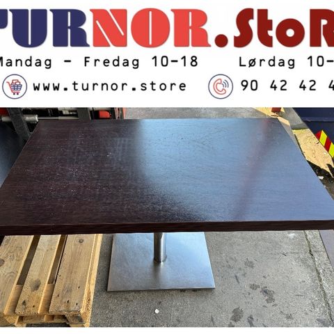 Brukt Trebord brun inkl bordben-understell Varenr:400325