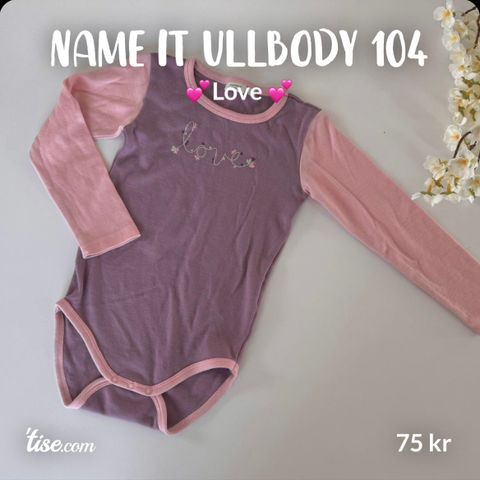 Name it ull body str 104 (50% på frakt med Fiks ferdig)