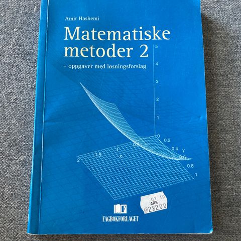 Matematiske metoder 2 oppgaver med løsningsforslag