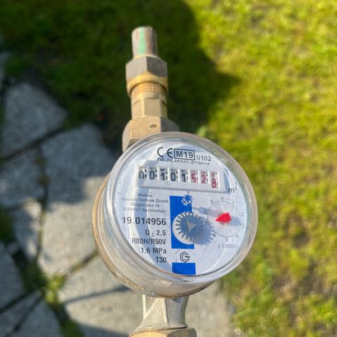 Vannmåler/flowmeter