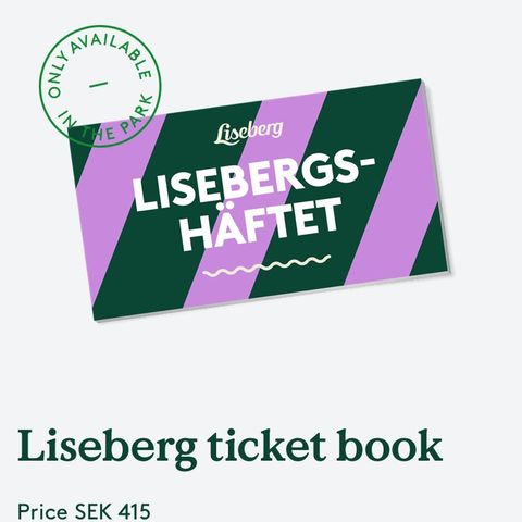 Liseberg hefte