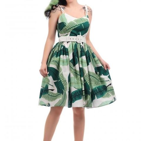 Banana leaf pinup dress, 2 for 1