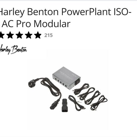 NY UBRUKT Harley Benton PowerPlant ISO-1AC Pro Modular