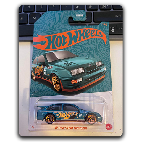 Hot Wheels '87 Ford Sierra Cosworth (Green and Gold Series (2024)), HVX04