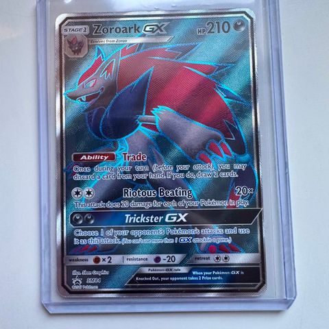 Zoroark GX # SM84 SM Black Star Promo Zoroark GX