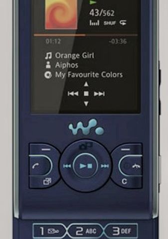 Sony Ericsson |Walkman| W595 |Active Blue