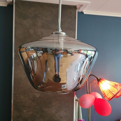 Taklampe i glass