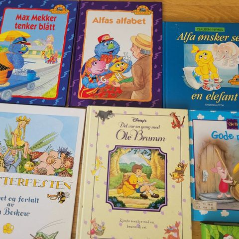 Diverse barnebøker