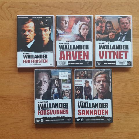 Wallander 5 x DVD