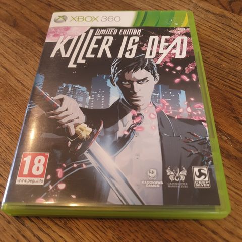 Xbox 360 Killer Is Dead limited Edition