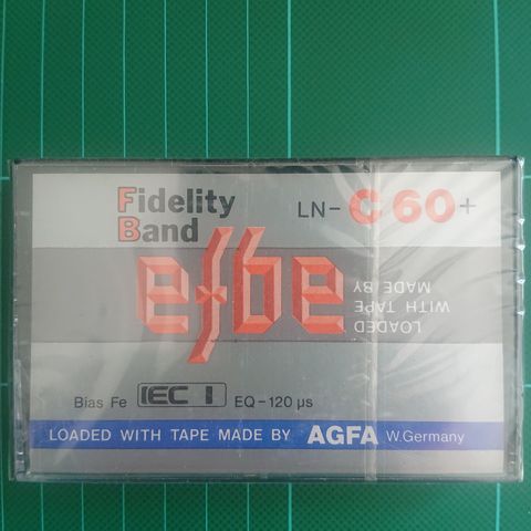 Kassett Fidelity band LN-C60+ AGFA Bias Fe IEC I