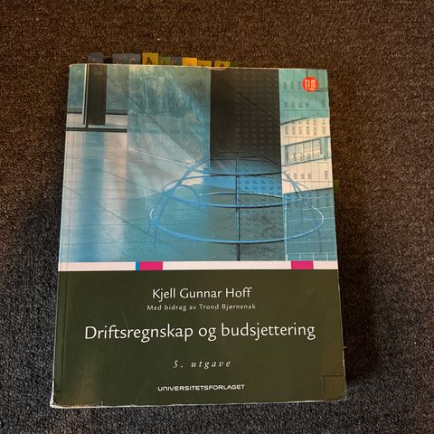 Driftsregnskap og budsjettering