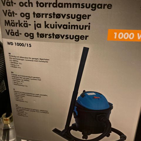 Våt og tørrstøvsuger