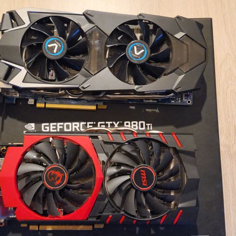 MSI Gtx 960 og Sapphire radeon 7970 vaporx