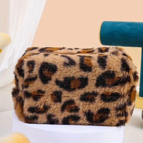 Leopard sminke pung