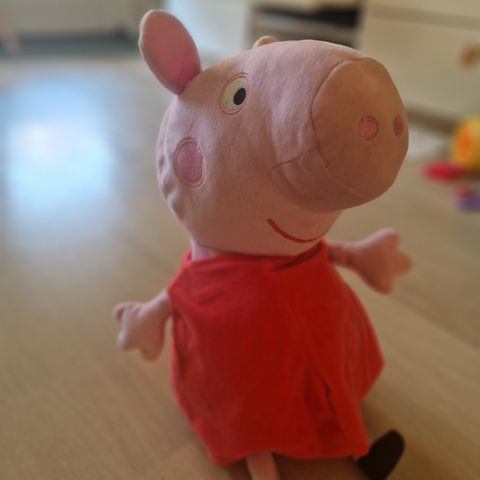 Peppa gris kosebamse 32 cm