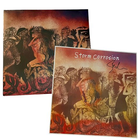 Storm Corrosion 2LP m/ gigaposter og signert art print! Steven Wilson