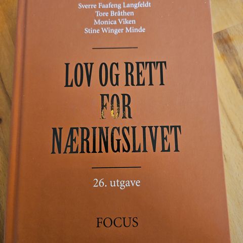 Lov og rett for næringslivet