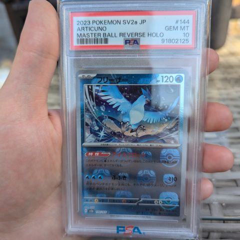 Articuno Master Ball PSA 10 Gem-Mint 💎